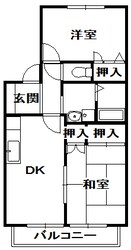 ハーティハイツの物件間取画像